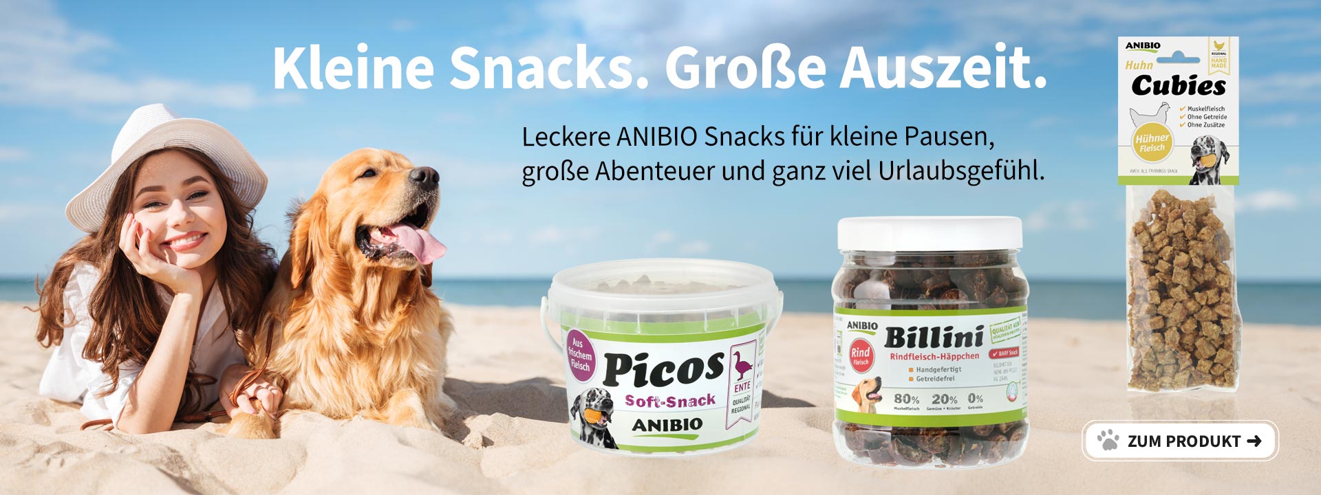 Anibio Leckerli für den Urlaub