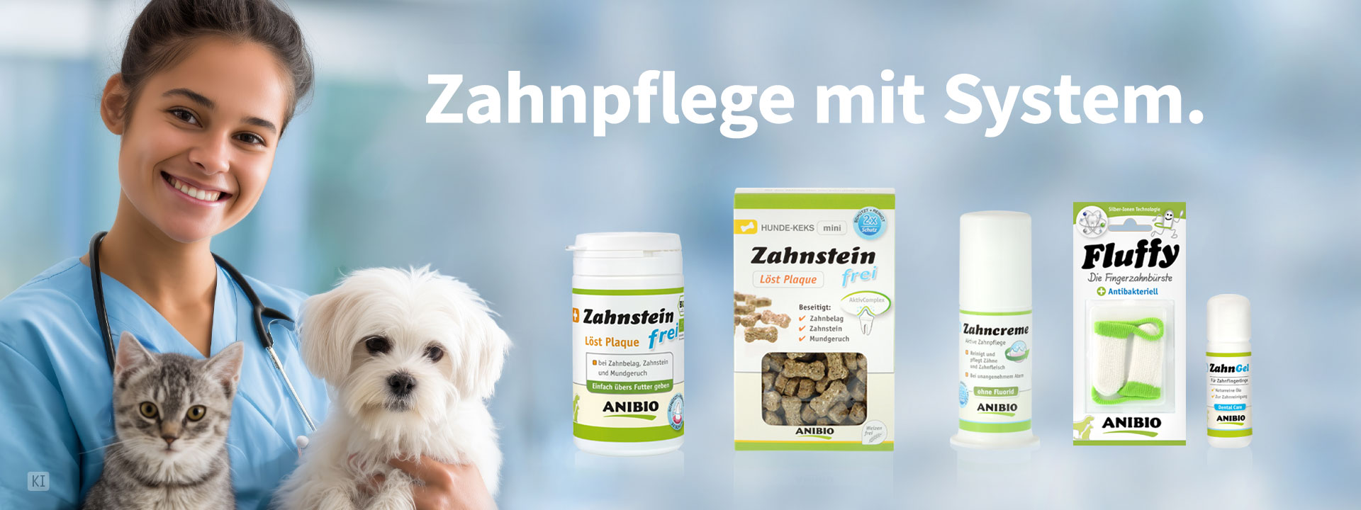 Zur ANIBIO Zahnpflege mit System