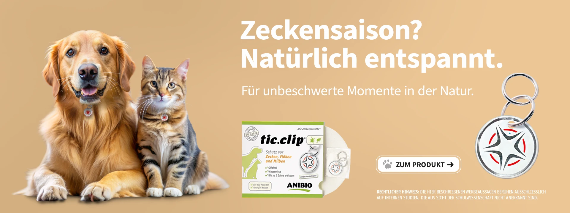 tic.clip Schutz vor Zecken und Flöhen