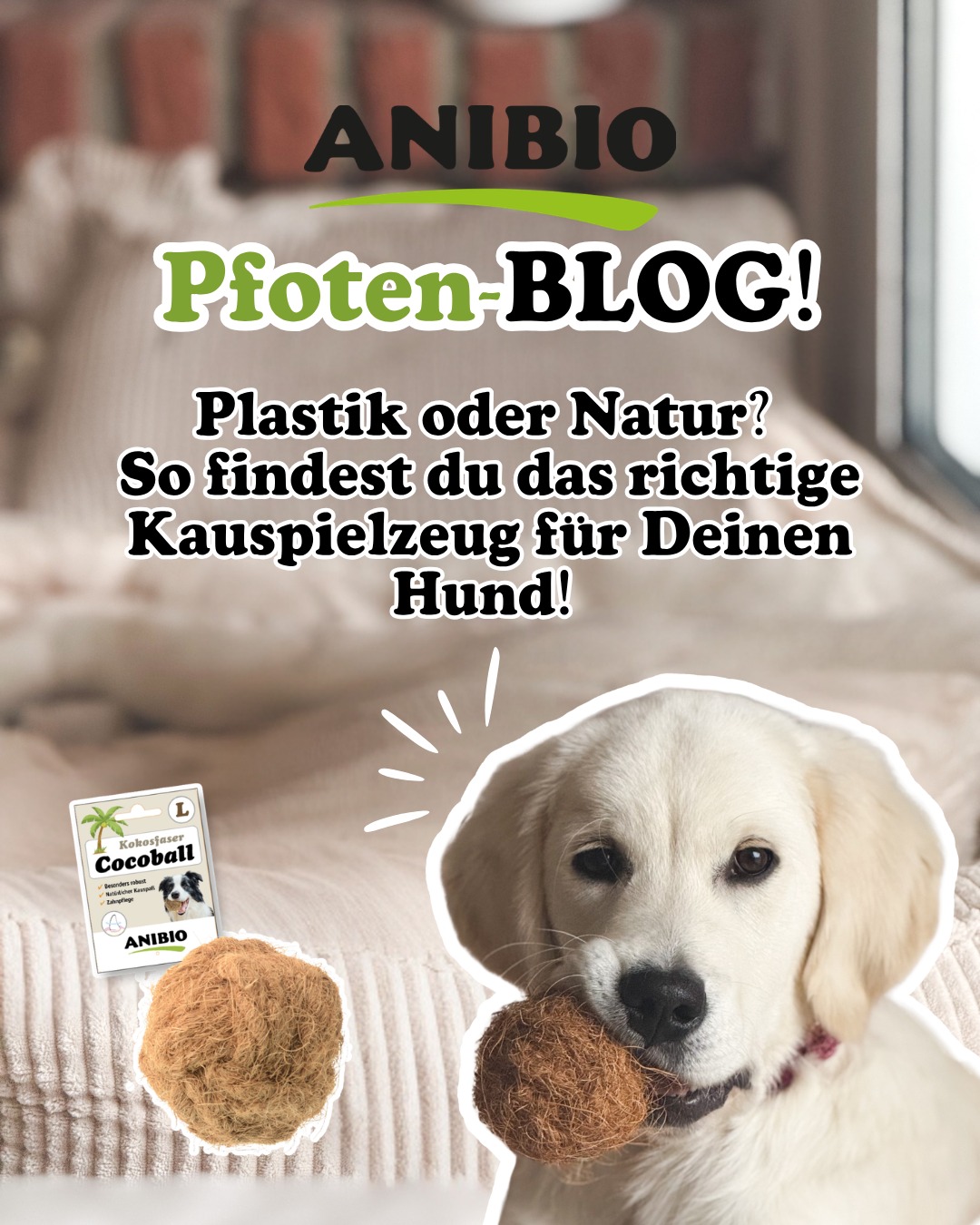 Kauspielzeuge für Hunde